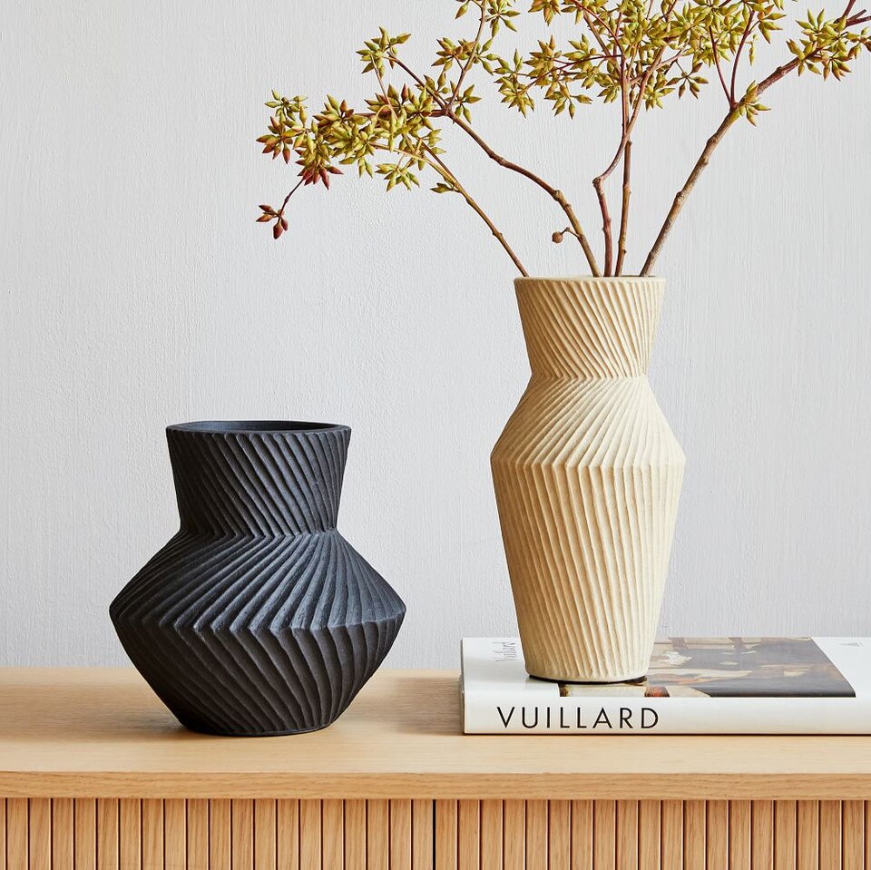 Asher Ceramic Vases West Elm UK
